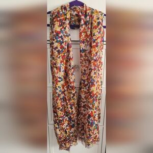 Kate Spade Multicolor Candy Bubble Gum Scarf Hard to Find